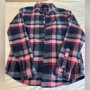 Hollister Plaid Shirt in Pink and Navy